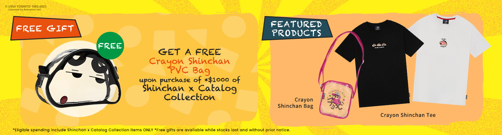 Crayon Shinchan X Catalog
