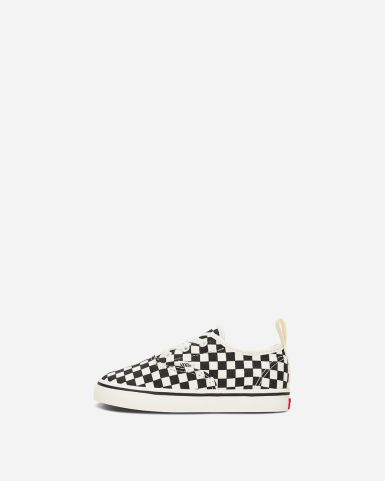 Authentic Elastic Lace Checkerboard (Marshmallow/Black)