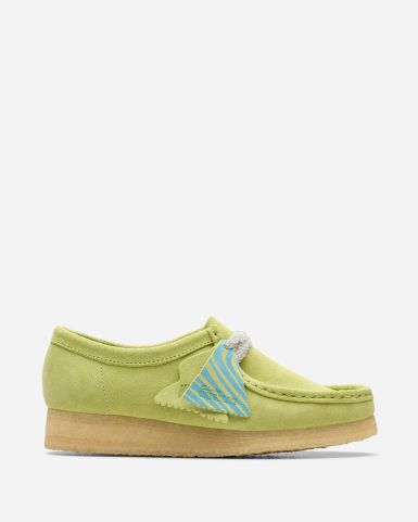 Wallabee Pale Lime Suede